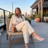 image:imageCUSHIONAIRE Womens Gloss Lucite Wedge Heel Mule Sandals Memory Foam Wide Widths AvailableClear