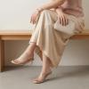 image:imageCUSHIONAIRE Womens Gloss Lucite Wedge Heel Mule Sandals Memory Foam Wide Widths AvailableClear