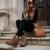 image:imageDunes Womens Zoey Wedge Bootie Soft Vegan Suede Easy SlipOn Design Memory Foam Wide Widths AvailableLeopard