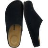image:imageCUSHIONAIRE Heath Genuine Suede Leather Mens Clogs with Memory Foam Comfort Easy Slip On Slides for MenBlack