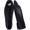image:imageCUSHIONAIRE Witty Hand Woven Ballet Flats for Women Comfortable Pointed Toe Flat Shoes with Bow Detail and Memory FoamBlack