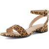 image:imageCUSHIONAIRE Womens Nila one band low block heel sandal Wide Widths AvailableLeopard