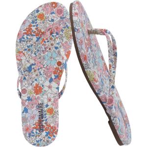image:imageCUSHIONAIRE Cruise Lightweight Womens Flip Flops Comfortable Beach Sandals for Women with Cushioned Footbed amp Flexible Slip On DesignPink