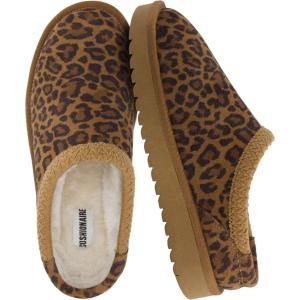 image:imageCUSHIONAIRE Keto Womens Slippers SlipOn Suede Mule Slipper  Cozy amp Stylish Memory Foam amp Faux Fur Lining Wide Widths AvailableLeopard