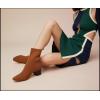 image:imageCUSHIONAIRE Neely Sock Booties for Women Stretch Knit Block Heel Womens Boots with Memory Foam for AllDay Comfort and StyleTan