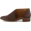 image:imageCUSHIONAIRE Puck LowCut Ankle Shootie Style Womens Shoes Low Heel Ankle Booties for Women with Memory FoamBrown