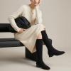 image:imageCUSHIONAIRE Rialto Womens KneeHigh Stretch Boot  SlipOn Tall Shaft Boot with Memory Foam amp Low Block HeelKnit Black
