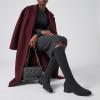 image:imageCUSHIONAIRE Rialto Womens KneeHigh Stretch Boot  SlipOn Tall Shaft Boot with Memory Foam amp Low Block HeelKnit Gray