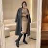image:imageCUSHIONAIRE Rialto Womens KneeHigh Stretch Boot  SlipOn Tall Shaft Boot with Memory Foam amp Low Block HeelKnit Gray