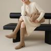 image:imageCUSHIONAIRE Rialto Womens KneeHigh Stretch Boot  SlipOn Tall Shaft Boot with Memory Foam amp Low Block HeelKnit Taupe