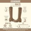 image:imageCUSHIONAIRE Rialto Womens KneeHigh Stretch Boot  SlipOn Tall Shaft Boot with Memory Foam amp Low Block HeelKnit Taupe