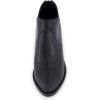 image:imageCUSHIONAIRE Rodeo Cowboy Boots for Women Stylish Short Pointed Toe Western Ankle Boots with Low Block Heel and Back ZipperBlack