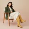 image:imageCUSHIONAIRE Sawyer Genuine Leather Tall Chunky Heel Womens Boots  Pull On Casual Knee High Boots for WomenBanana