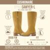 image:imageCUSHIONAIRE Sawyer Genuine Leather Tall Chunky Heel Womens Boots  Pull On Casual Knee High Boots for WomenBanana