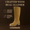 image:imageCUSHIONAIRE Sawyer Genuine Leather Tall Chunky Heel Womens Boots  Pull On Casual Knee High Boots for WomenCamel