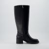 image:imageCUSHIONAIRE Sawyer Tall Chunky Heel Womens Boots  Pull On Casual Knee High Boots for WomenBlack