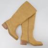 image:imageCUSHIONAIRE Sawyer Tall Chunky Heel Womens Boots  Pull On Casual Knee High Boots for WomenHoney