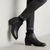 image:imageCUSHIONAIRE Taco Womens Ankle Bootie  Low Heel Ankle Boots for Women with Memory Foam Comfort Side Zipper and Wide Widths AvailableBlack Smooth