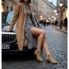 image:imageCUSHIONAIRE Taco Womens Ankle Bootie  Low Heel Ankle Boots for Women with Memory Foam Comfort Side Zipper and Wide Widths AvailableTan Vegan Suede