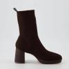image:imageCUSHIONAIRE Womens Bancroft Stretch platform heel boot Memory Foam Wide Widths AvailableEspresso