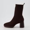 image:imageCUSHIONAIRE Womens Bancroft Stretch platform heel boot Memory Foam Wide Widths AvailableEspresso
