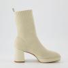 image:imageCUSHIONAIRE Womens Bancroft Stretch platform heel boot Memory Foam Wide Widths AvailableIvory