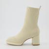 image:imageCUSHIONAIRE Womens Bancroft Stretch platform heel boot Memory Foam Wide Widths AvailableIvory