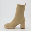 image:imageCUSHIONAIRE Womens Bancroft Stretch platform heel boot Memory Foam Wide Widths AvailableSand