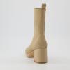 image:imageCUSHIONAIRE Womens Bancroft Stretch platform heel boot Memory Foam Wide Widths AvailableSand