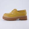 image:imageCUSHIONAIRE Womens Beam Chunky Boat Loafer Memory Foam Wide Widths AvailableHoney