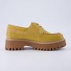 image:imageCUSHIONAIRE Womens Beam Chunky Boat Loafer Memory Foam Wide Widths AvailableHoney