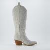 image:imageCUSHIONAIRE Womens Caress tall western boot Memory Foam Wide Widths AvailableSilver
