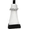 image:imageCUSHIONAIRE Womens Clover slip on chelsea boot with Detachable Chain Memory FoamWhite