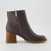 image:imageCUSHIONAIRE Womens Dante block heel dress boot Memory Foam Wide Widths AvailableDark Gray