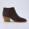 image:imageCUSHIONAIRE Womens Edith cut out ankle bootie Memory Foam Wide Widths AvailableBrown