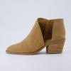 image:imageCUSHIONAIRE Womens Edith cut out ankle bootie Memory Foam Wide Widths AvailableTan