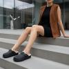 image:imageCUSHIONAIRE Womens Fable Recovery Clog with Faux Fur Lining and ComfortBlack