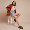 image:imageCUSHIONAIRE Womens Fable Recovery Clog with Faux Fur Lining and ComfortBrown