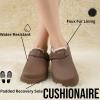 image:imageCUSHIONAIRE Womens Fable Recovery Clog with Faux Fur Lining and ComfortBrown