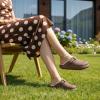 image:imageCUSHIONAIRE Womens Fable Recovery Clog with Faux Fur Lining and ComfortBrown