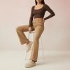 image:imageCUSHIONAIRE Womens Fable Recovery Clog with Faux Fur Lining and ComfortKhaki