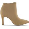 image:imageCUSHIONAIRE Womens Genie Stretch Knit Heel Bootie Memory Foam padding Wide Widths AvailableTaupe