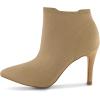 image:imageCUSHIONAIRE Womens Genie Stretch Knit Heel Bootie Memory Foam padding Wide Widths AvailableTaupe