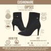 image:imageCUSHIONAIRE Womens Gipsee stretch knit Heel Memory FoamBlack