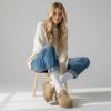 image:imageCUSHIONAIRE Womens Granola Previous Buckle Issue Fixed Genuine Suede Cork Footbed Platform Clog Comfort Wide Widths AvailableKhaki