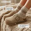 image:imageCUSHIONAIRE Womens Granola Previous Buckle Issue Fixed Genuine Suede Cork Footbed Platform Clog Comfort Wide Widths AvailableKhaki