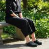 image:imageCUSHIONAIRE Womens Hana Cork footbed clog with Genuine Leather upper Faux Fur lining and ComfortBlack