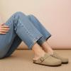 image:imageCUSHIONAIRE Womens Hana Cork footbed clog with Genuine Leather upper Faux Fur lining and ComfortTaupe