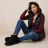 image:imageCUSHIONAIRE Womens Hipster pull on boot Memory FoamBlack Vegan Suede