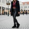 image:imageCUSHIONAIRE Womens Hipster pull on boot Memory FoamBlack Vegan Suede